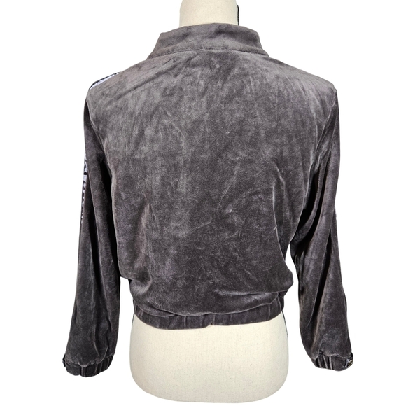 Rare Vintage Inspired Ecko Red Velour Bomber Jacket,JrLarge/WomenSM, Grey/Silver - Picture 6 of 15